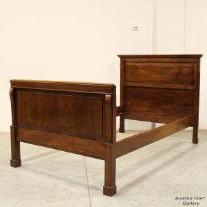 Antico letto Impero in noce - Italia epoca '800